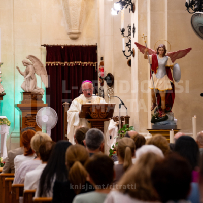 Quddiesa fil-festa ta’ San Mikiel, mill-Knisja tas-Salib Imqaddes (tal-Kapuċċini), il-Furjana &#8211; 29/09/23