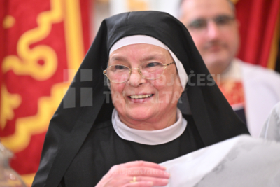 Quddiesa fis-60 anniversarju mill-professjoni ta’ Madre Michelina Mifsud tas-sorijiet Agostinjani tal-klawsura fil-Monasteru Santa Katerina, il-Belt Valletta &#8211; 26/08/23