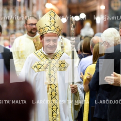 Il-Quddiesa tal-Ordinazzjoni Episkopali ta&#8217; Mons. Joseph Galea-Curmi, il-Katidral tal-Imdina &#8211; 04/08/18