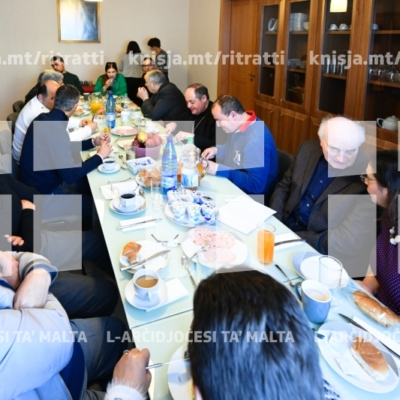 L-Isqof jattendi għal working breakfast mal-Kunsill Pastorali Parrokkjali &#8211; Viżta Pastorali Iklin &#8211; 10/03/19