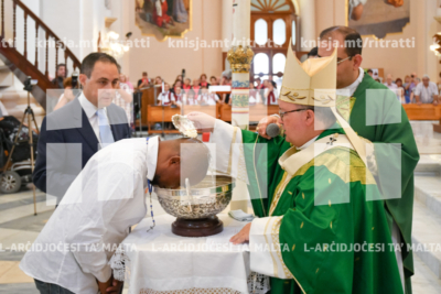 Quddiesa bis-Sagramenti tal-Bidu tal-Ħajja Nisranija, fil-bidu tal-Viżta Pastorali f&#8217;Raħal Ġdid &#8211; 14/07/19