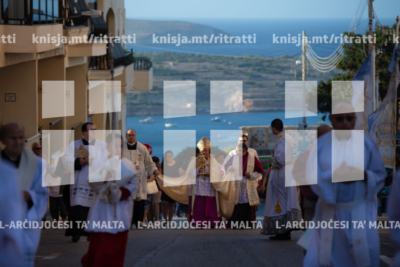 Traslazzjoni tar-relikwa u Pontifikal Statali fil-Knisja Arċipretali tal-Mellieħa, lejlet il-festa tat-Twelid tal-Verġni Marija &#8211; 07/09/19